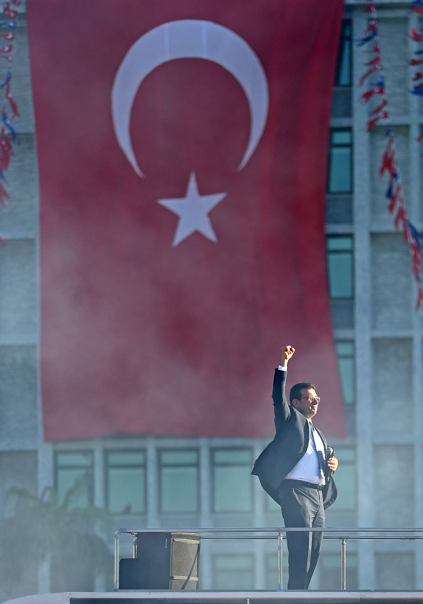 Newly elected Istanbul mayor Ekrem Imamoglu of main opposition Republican People